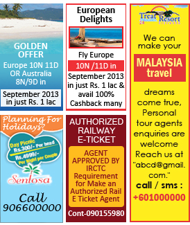 Book Travel Classified Ads