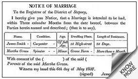 Business Standard Court or Marriage Notice classified rates