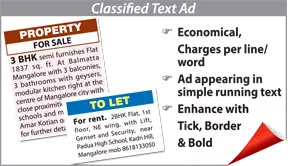 Saamna Times Property display classified rates