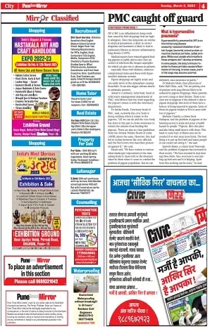 Mirror  Newspaper Classified Ad Booking