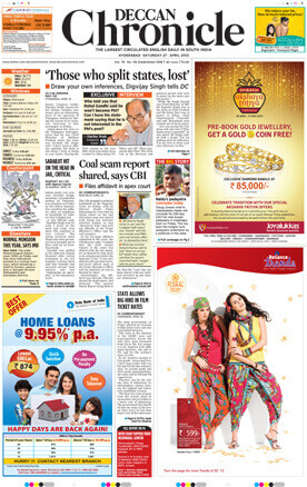 Deccan Chronicle--Ad-Rates