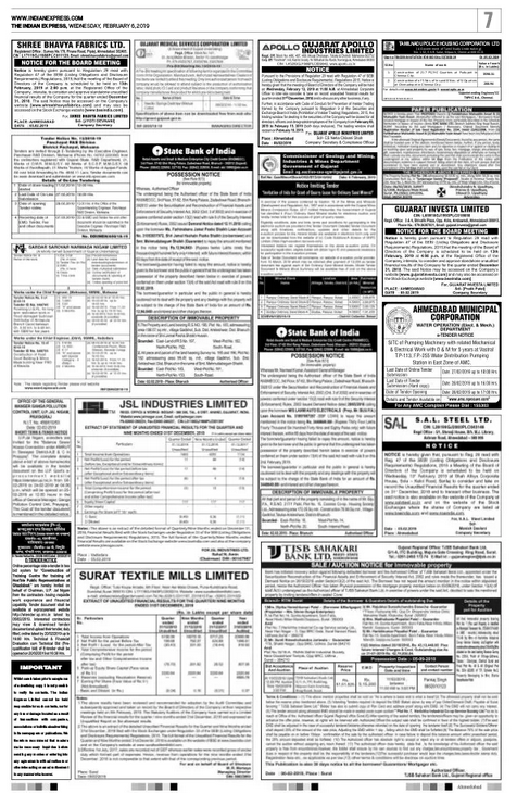 Public Notice Advertisement Booking