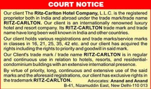 Court Notice in Newspaper